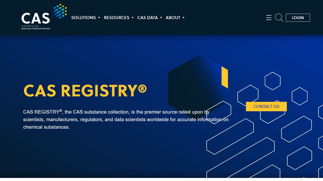 CAS REGISTRY | CAS